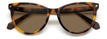 Women Polaroid Sunglasses: PLD 4111/S/X - Havana(2) - SpecSMART Eye Clinic (Front View)